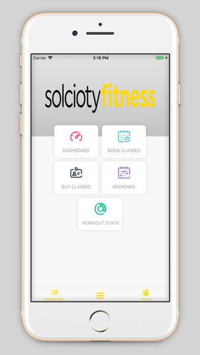 Solcioty Fitness App screenshot 2