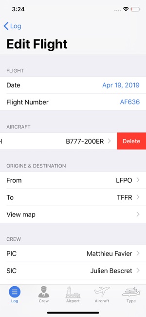 Universal FlightLog(圖5)-速報App