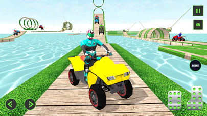 Screenshot #1 pour Quad Bike Stunt Racing Games