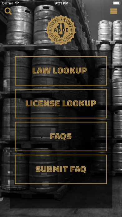 ABDI - Beer Distributors IL iPhone screenshot 1 - Business app