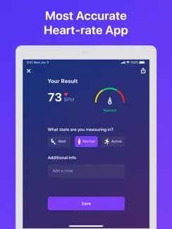 Heart Rate Monitor - Pulse App iPad image 3