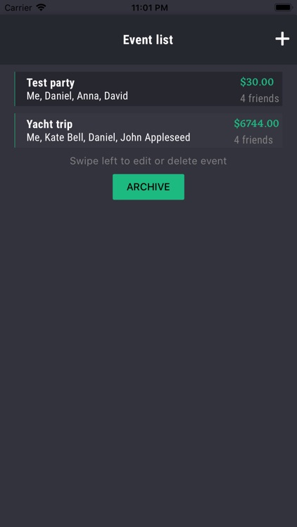 CapK Calc - split bills