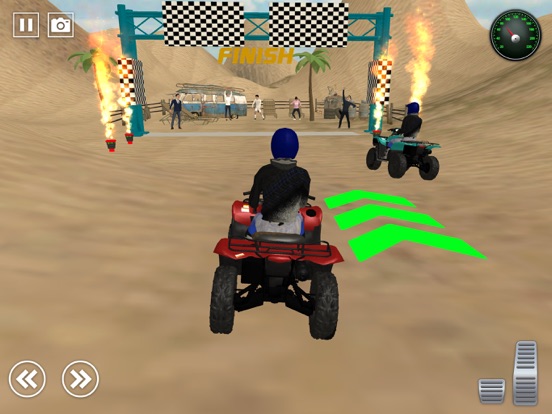 ATV Quad Bike Stunt Simulator iPad screenshot 1 - Games app