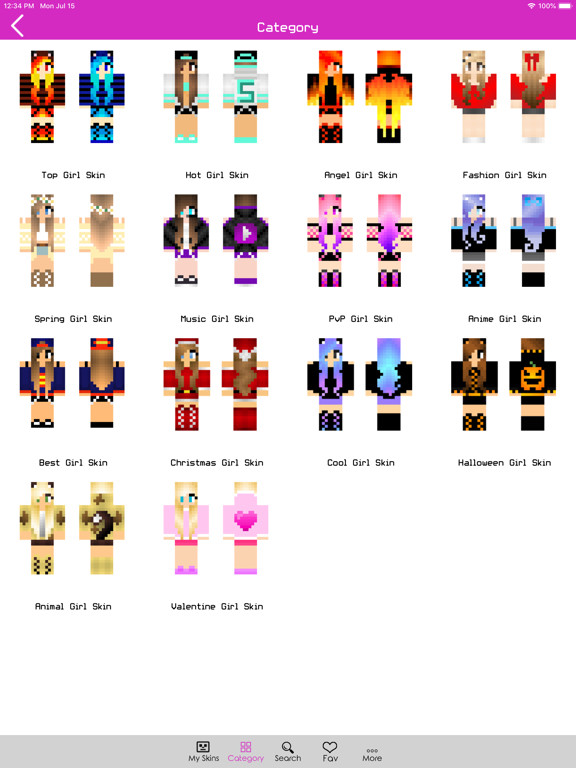 Screenshot #5 pour Girl Skins for Minecraft 2021