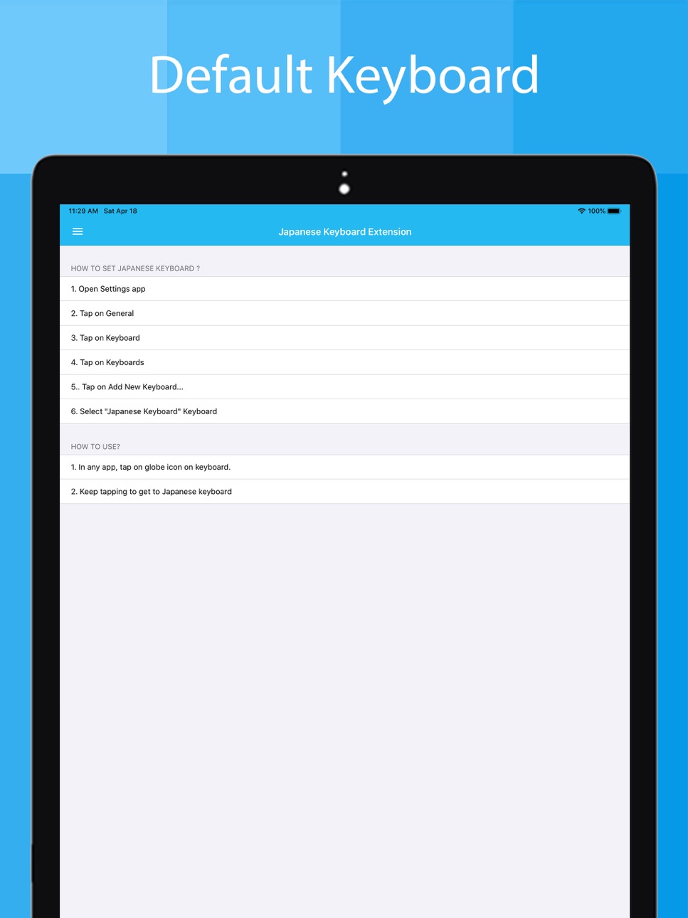 iPad screenshot
