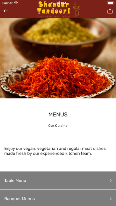 Shandar Tandoori Screenshot