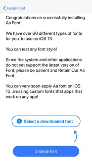 aa font iphone screenshot 3