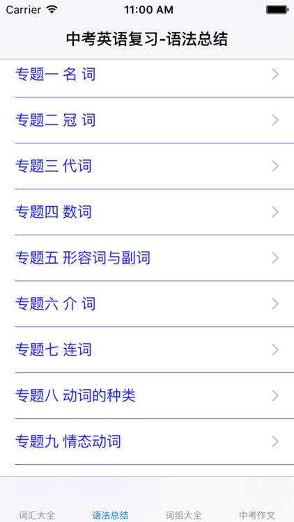 中考英语复习大全-词汇|语法|词组|作文