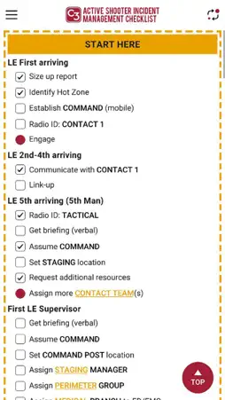 ASIM Checklist screenshot 1