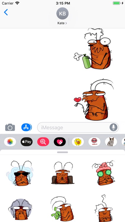 Cute Cockroach Sticker Pack