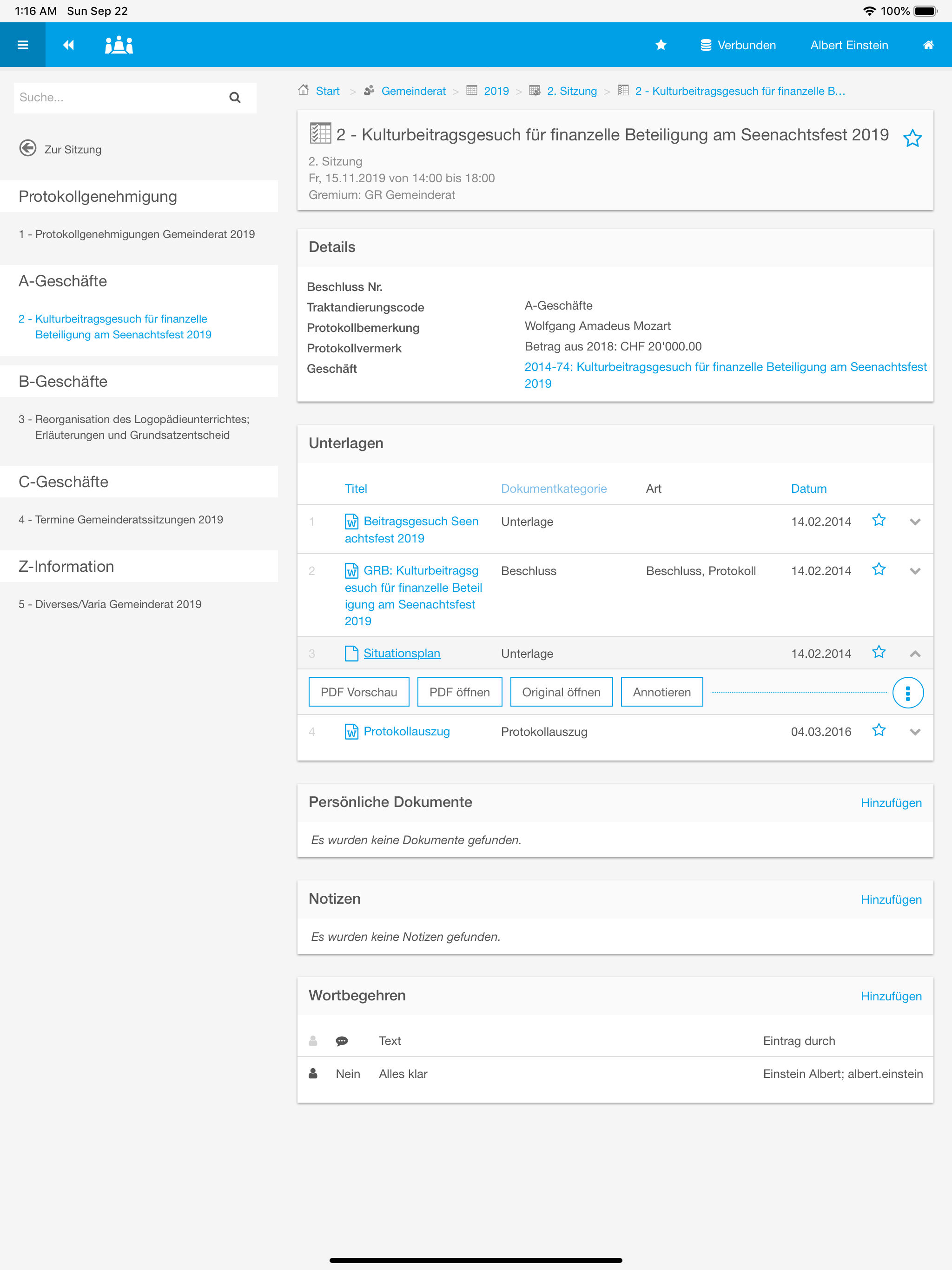 CMI Sitzungen 2