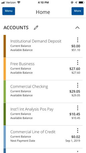 PeoplesBank Cash Management screenshot 1