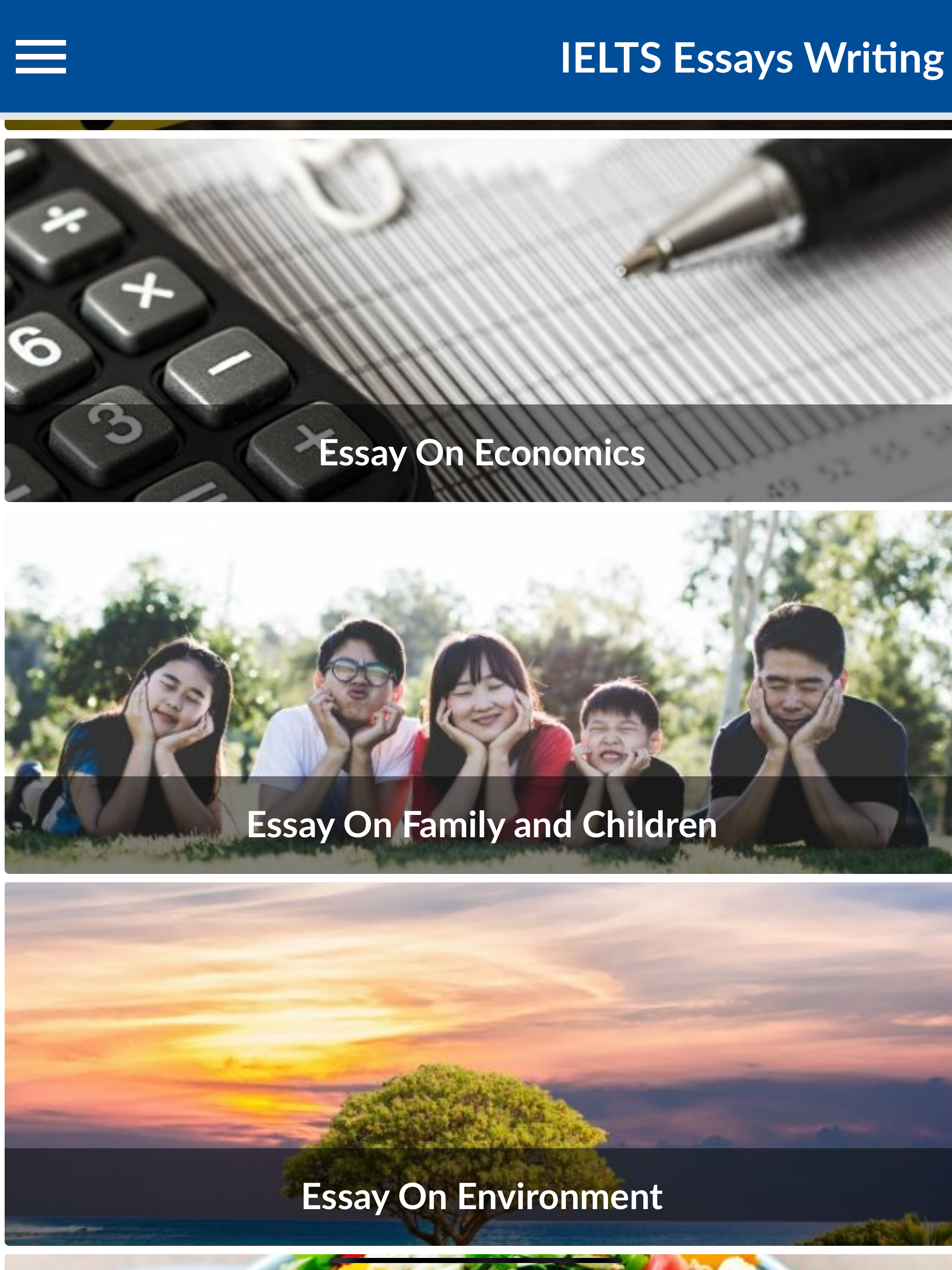 IELTS Essays Writing