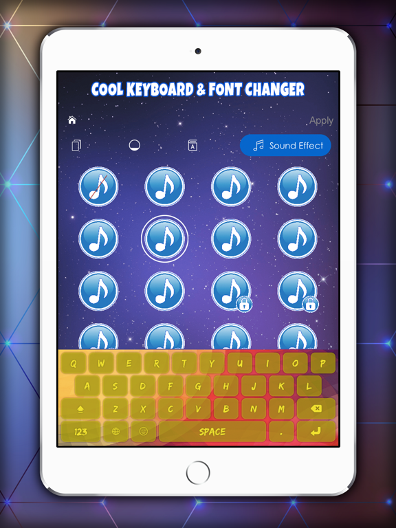 Cool Keyboard & Font Changer iPad screenshot 4 - Utilities app