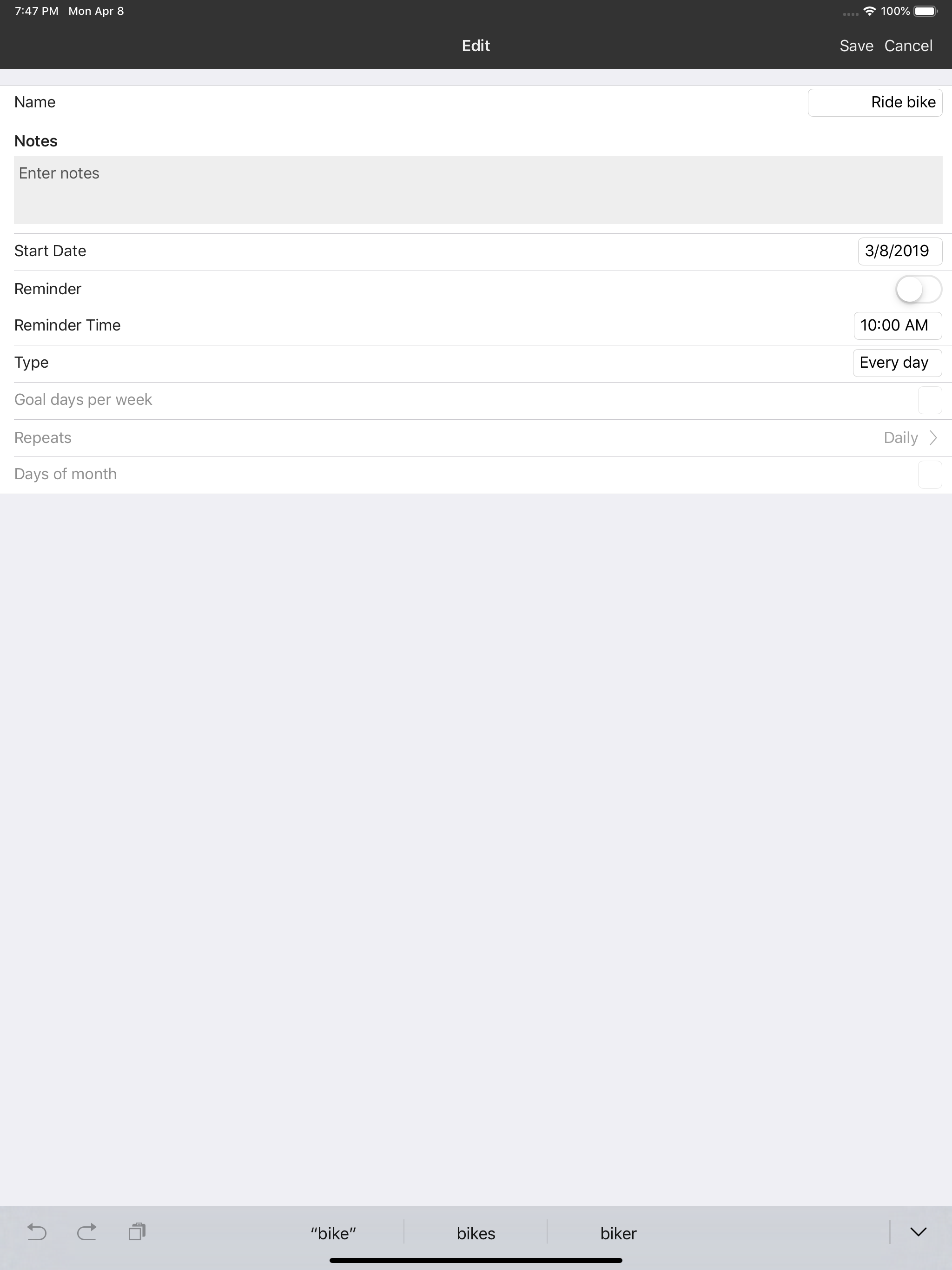 Accountable: Goal sharing tool screenshot 14