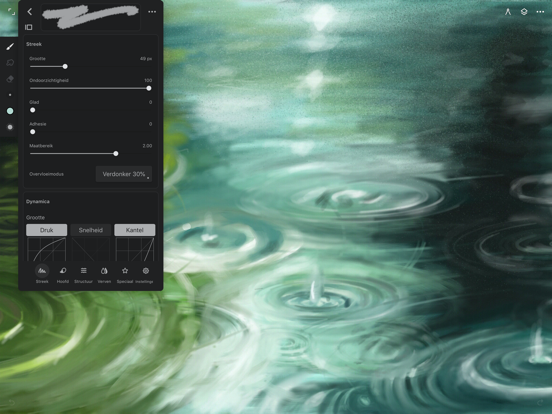 Infinite Painter iPad app afbeelding 5