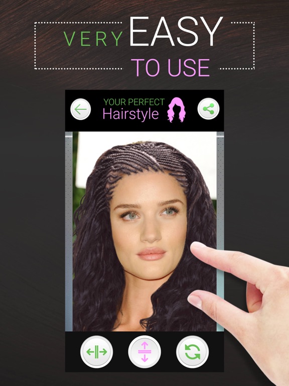 Perfect Hairstyle:Hair Cut PRO iPad screenshot 6 - Lifestyle app