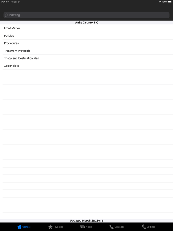 Wake County EMS iPad screenshot 2 - Medical app