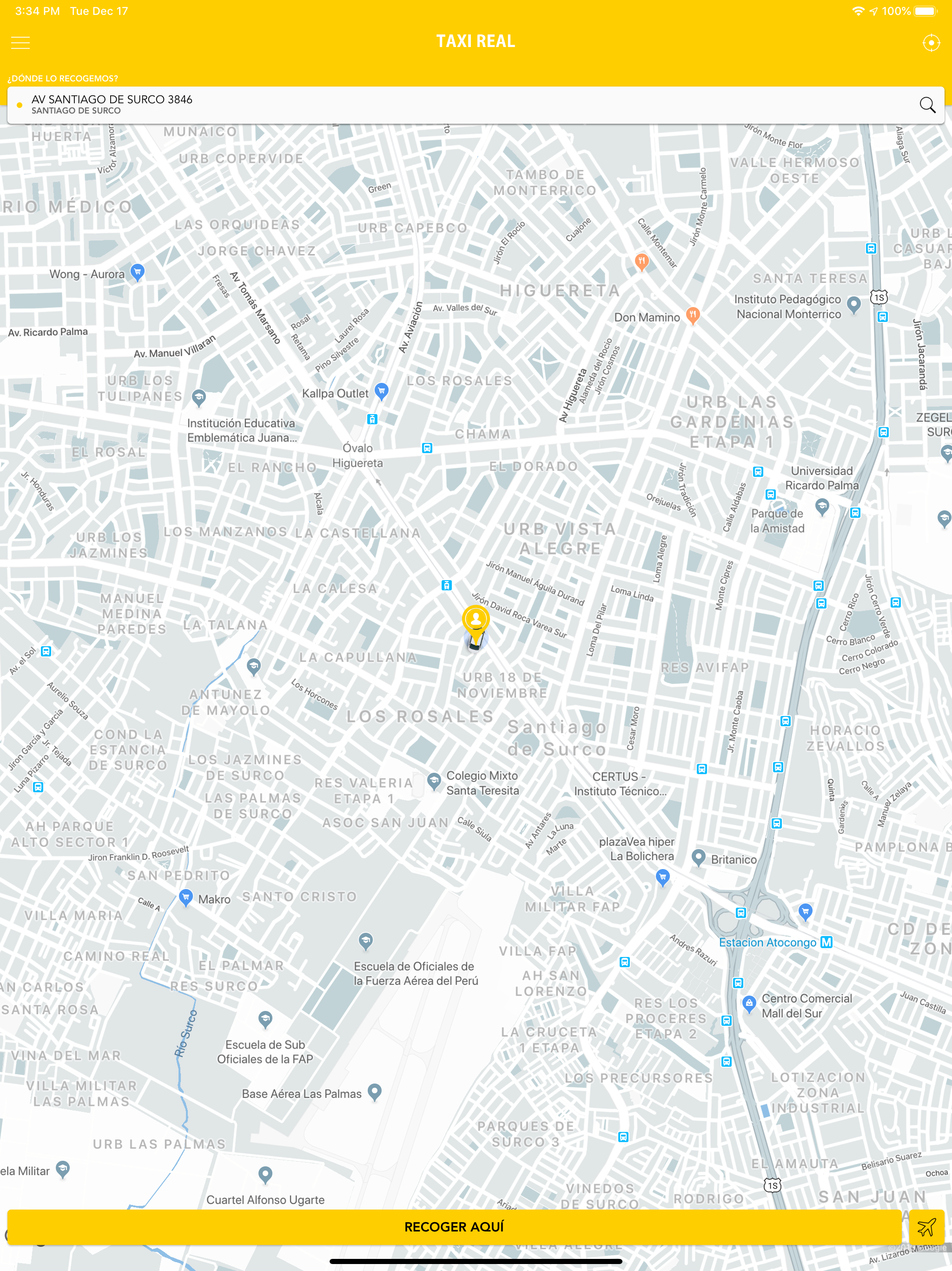 Taxi Real App