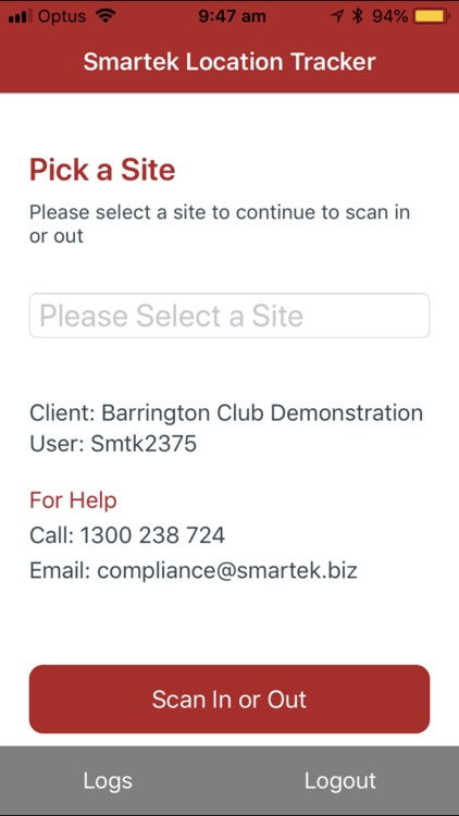 Smartek Location Tracker