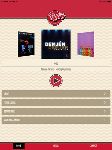 Retro Rádió iPad screenshot