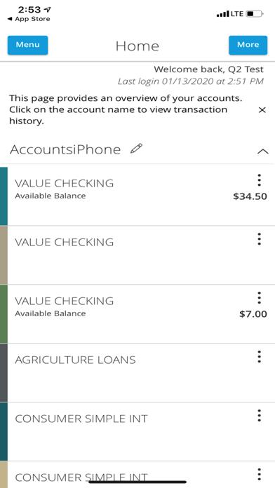 Texas Bank Mobile Screenshot