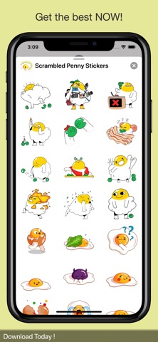 Scrambled Penny Stickerのおすすめ画像3