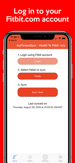 does apple health sync with fitbit