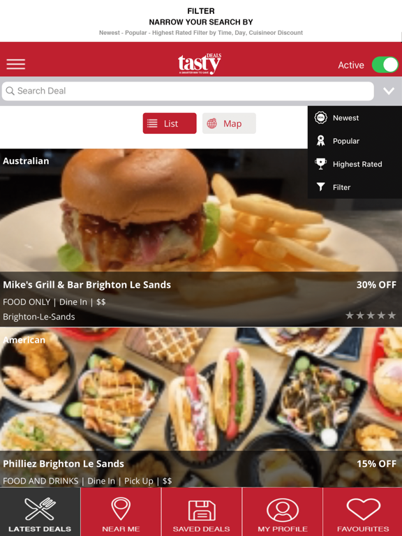 Screenshot #5 pour Tasty Deals-Restaurant Deals