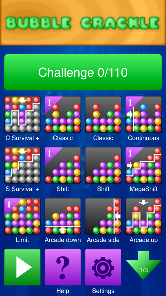#2. Bubble Crackle - Pop and Blast (iOS) 由: Christopher Legare Roussel