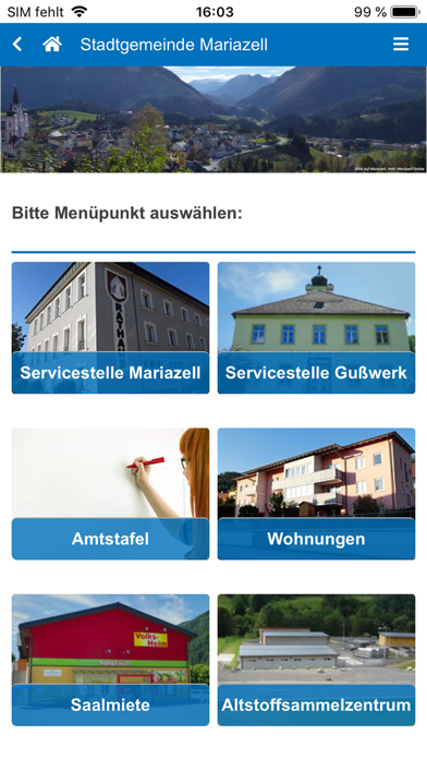 Stadt Mariazell Screenshot