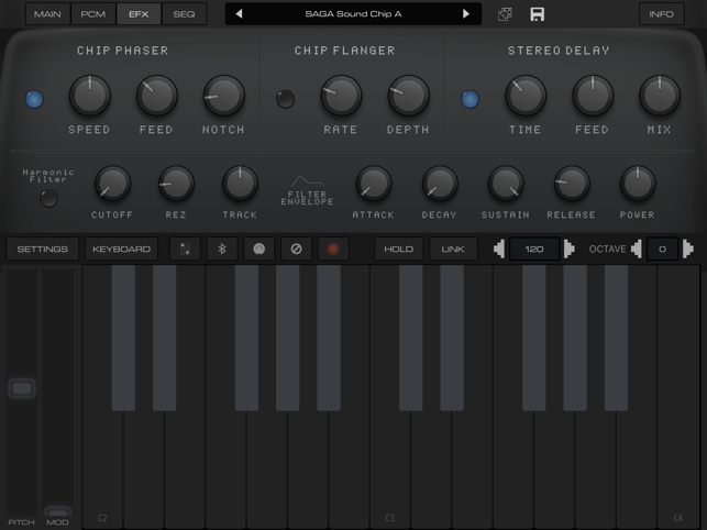 ‎SAGA Synth | Super distracție pe 16 biți! Capturi de ecran