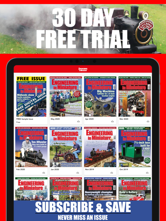 Engineering in Miniature iPad screenshot 5 - Magazines & Newspapers app