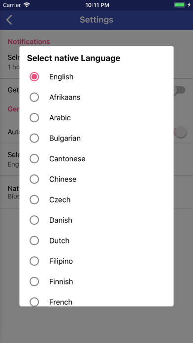 Screenshot 3 of Learn French Daily App