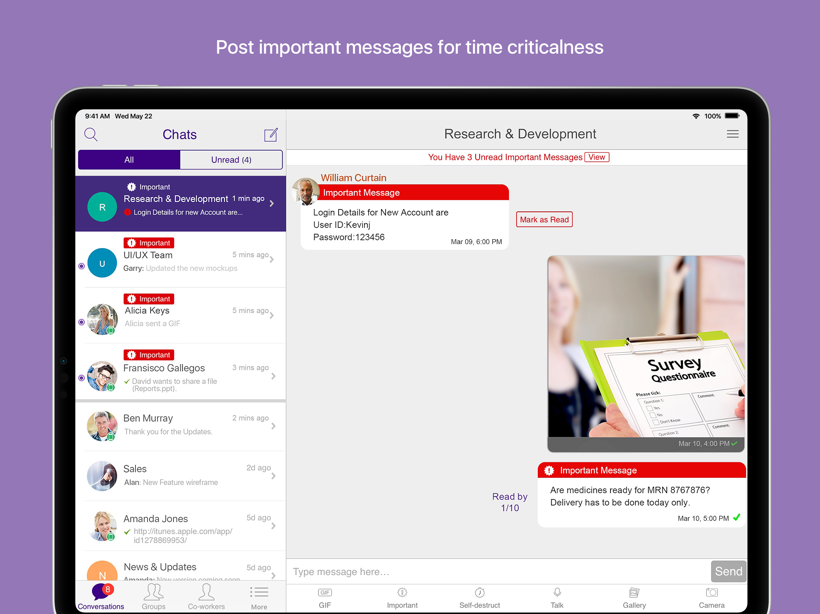 Office Chat, Work Messaging