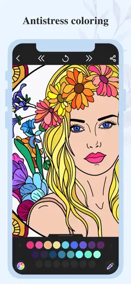 Game screenshot Coloring game: art&antistress mod apk