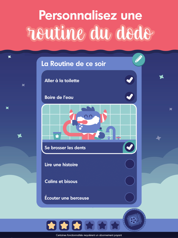 Screenshot #5 pour Budge Bedtime Routine du dodo