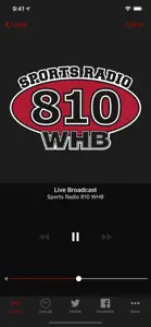 Sports Radio 810 WHB screenshot #1 for iPhone