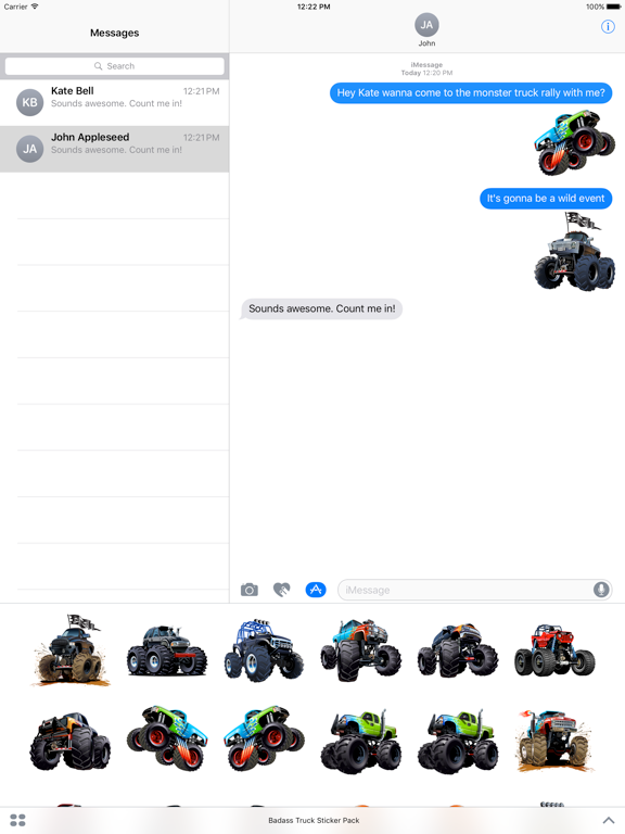 Screenshot #4 pour Badass Truck Sticker Pack