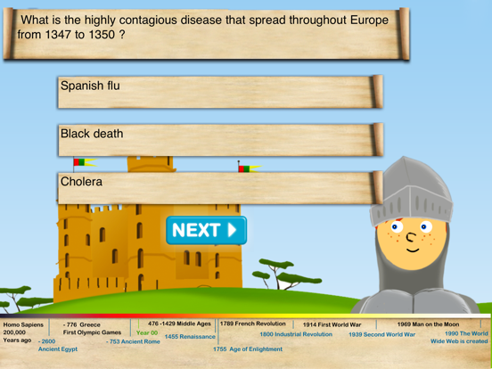 Screenshot #5 pour History Quiz For Kids