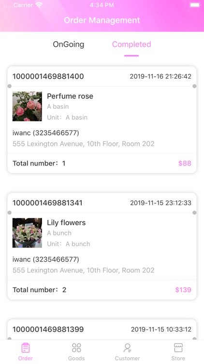 Fragrant flower beds