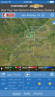 woai 4 zone weather iphone screenshot 1