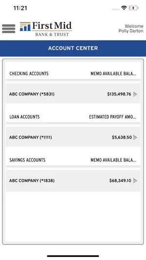First Mid Business Mobile screenshot 2