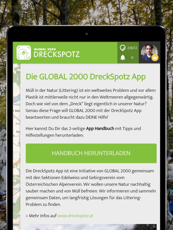 Litterbug | GLOBAL 2000 iPad screenshot
