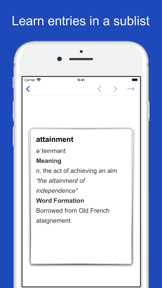Academic Word List In Use screenshot