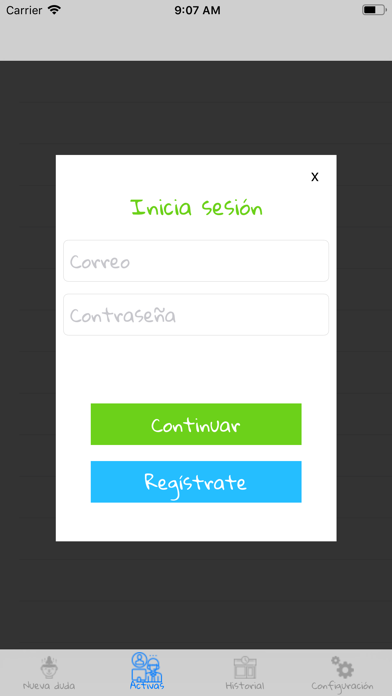 App screenshot