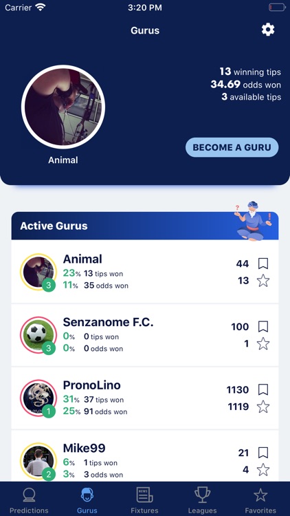 Tipstar - football predictions