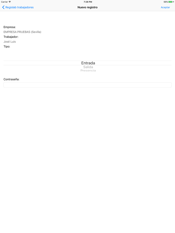 Screenshot #6 pour Regislab Trabajadores