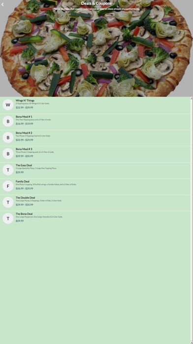 Bona Pizza Screenshot
