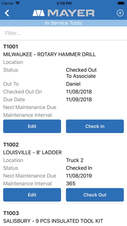 Mayer Tool Management